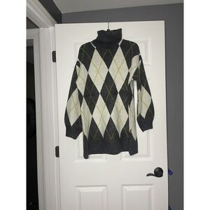 Maverick the collection Pringle Of Scotland Argyle sweater Medium Multicolor Nwt